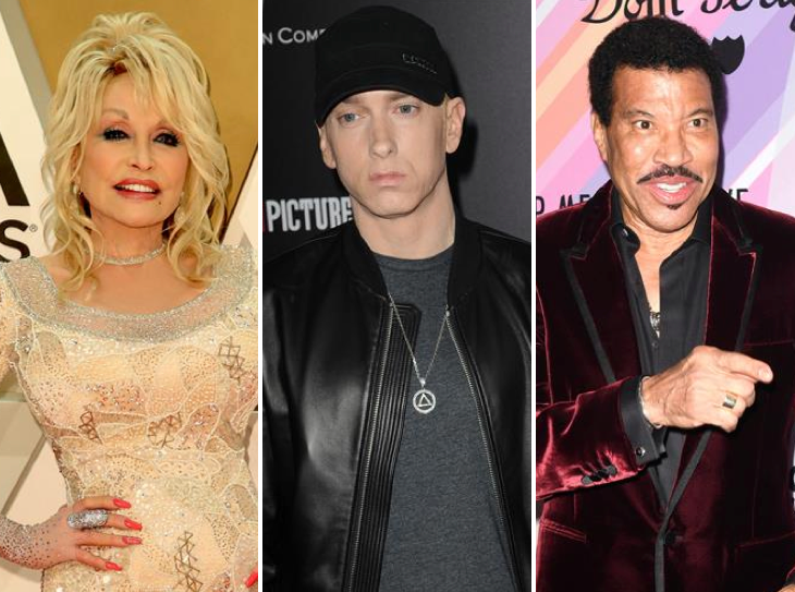 The Rock And Roll Hall Of Fame’s 2022 Nominees Include Dolly Parton, Eminem, And Lionel Richie