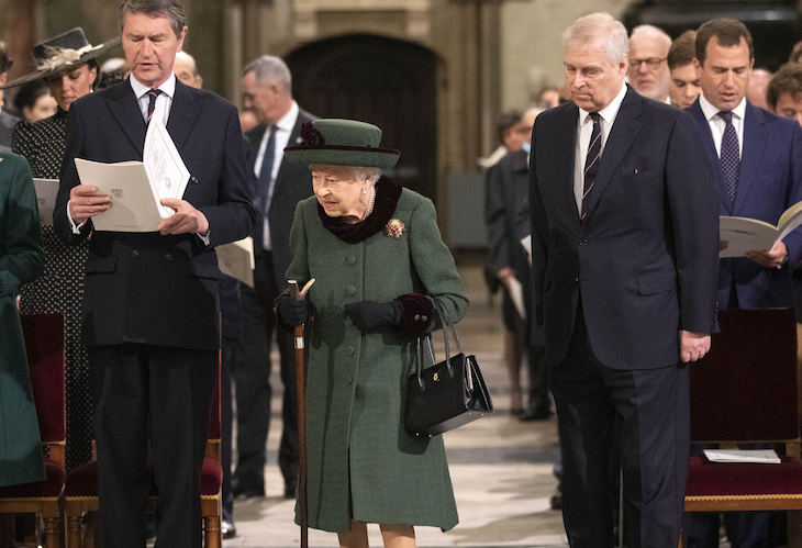 THE QUEEN Insisted Prince Andrew Escort Her To Prince Philip’s Memorial Service