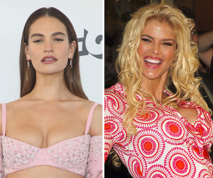 The Creators Of An Upcoming Biopic Want Lily James To Play Anna Nicole Smith