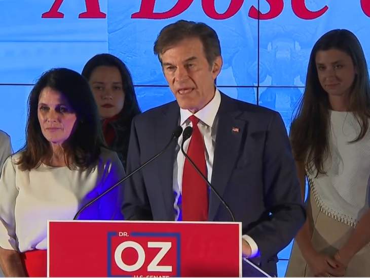 Dr. Oz is Tied With His Primary Opponent In The Pennsylvania Republican Senate Race