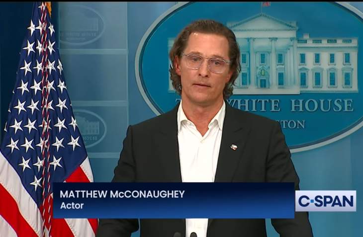 Matthew McConaughey Gave A Speech At The White House Asking For “Gun Responsibility”
