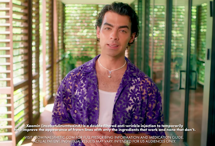 33-Year-Old Joe Jonas Is Hawking Injectables