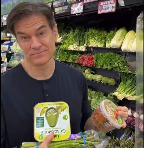 Dr. Oz Was Mocked For A Campaign Video Of Him Shopping For Crudité
