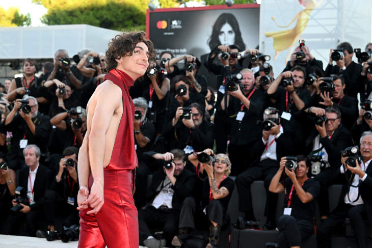 Open Post: Hosted By Timothée Chalamet’s Bare Back At The Venice Film Festival