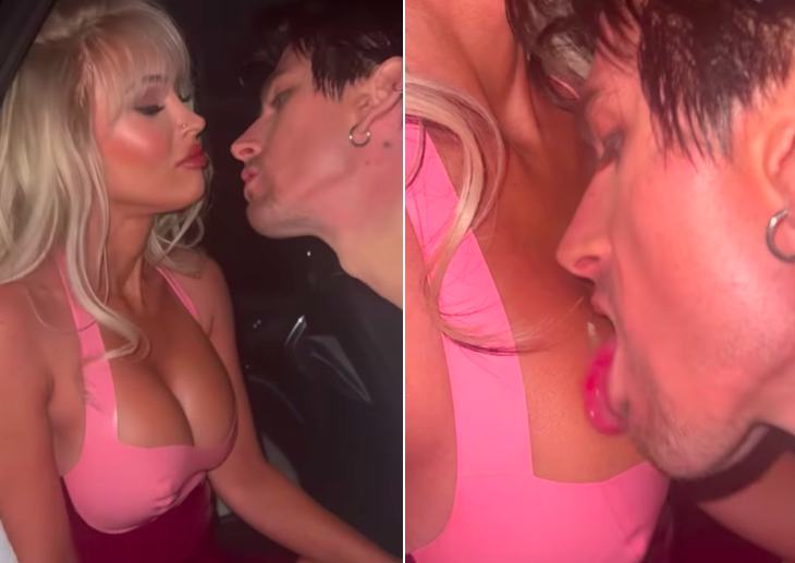 Open Post: Hosted By Machine Gun Kelly Snorting “Cocaine” Off Megan Fox’s Boobs As Tommy Lee And Pam Anderson
