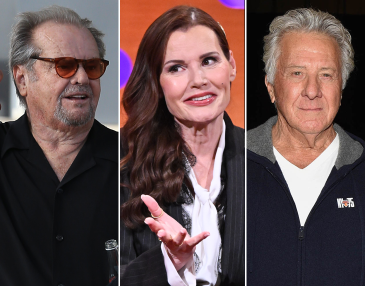 Dustin Hoffman Gave Geena Davis Advice On How To Shut Down Sexual Advances From Jack Nicholson