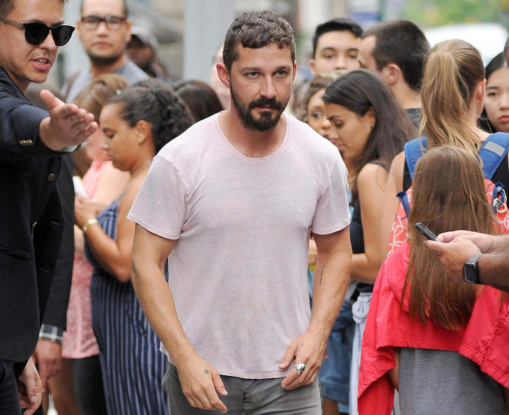 Shia LaBeouf Stepped Out In Grecian Goddess Drag On The Set Of Francis Ford Coppola’s “Megalopolis”
