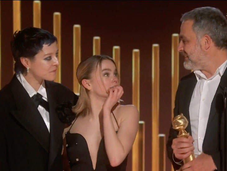 Open Post: Hosted By A Tipsy Milly Alcock Onstage At The Golden Globes
