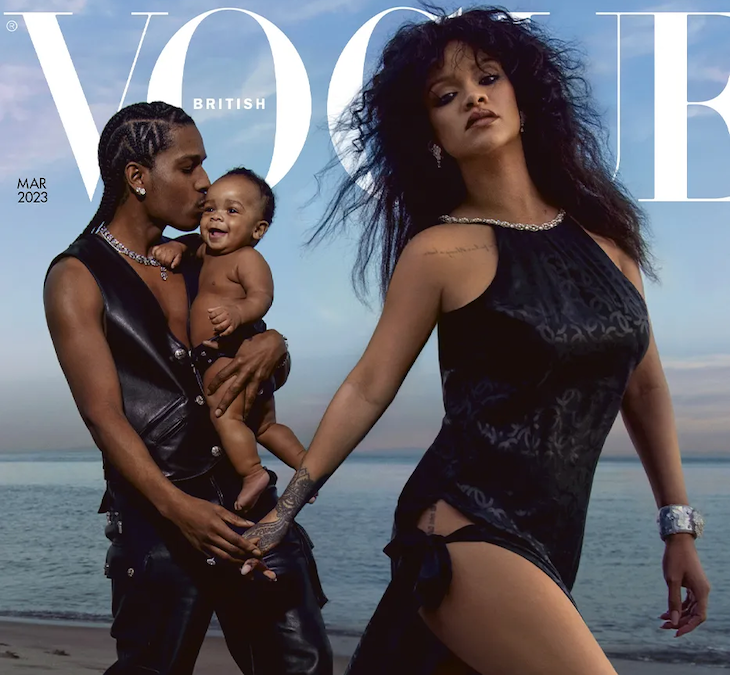 Rihanna, A$AP Rocky, And Their Baby Boy Cover British Vogue