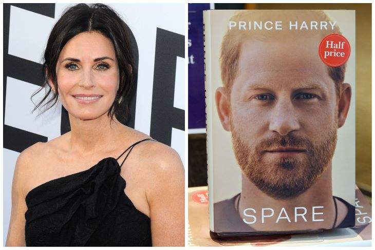 Courteney Cox Responded To Her Mention in “Spare” And Said Prince Harry Did Party At Her House And Stay There For A Few Days, But She Denies Giving Him Magic Mushrooms
