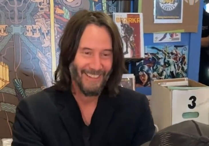 Open Post: Hosted By Another Sweet Moment Between Keanu Reeves And A Young Fan