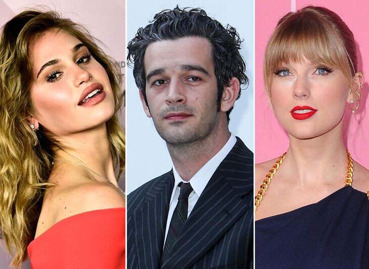 Lesbian Celebrity Porn Taylor Swift - Dlisted | Matty Healy Allegedly Ghosted His Model Girlfriend For Taylor  Swift, Who Has â€œNever Been This Happyâ€ In Her Life