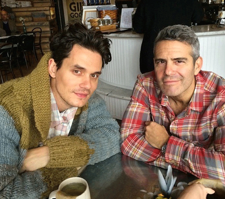 Andy Cohen Says He and John Mayer Are “In Love” But Never Hooked Up